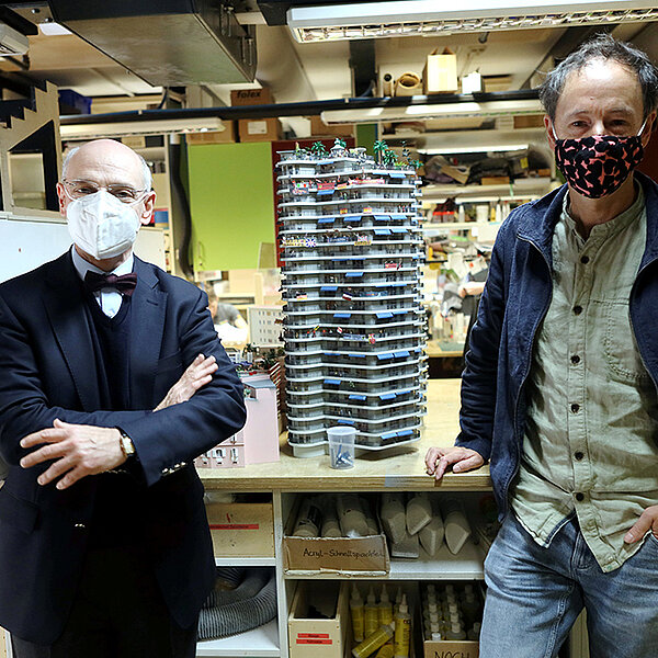 ....und Stefan Endter und Gerrit Braun sind mit ihrem Werk zufrieden. (Fotos: Florian Büh, www.Gutes-Foto.de)