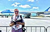  – Dieses Foto wurde 2017 bei der Ankunft von Donald Trump zum G20-Gipfel auf dem Hamburger Flughafen gemacht. (Foto: Michael Penner)