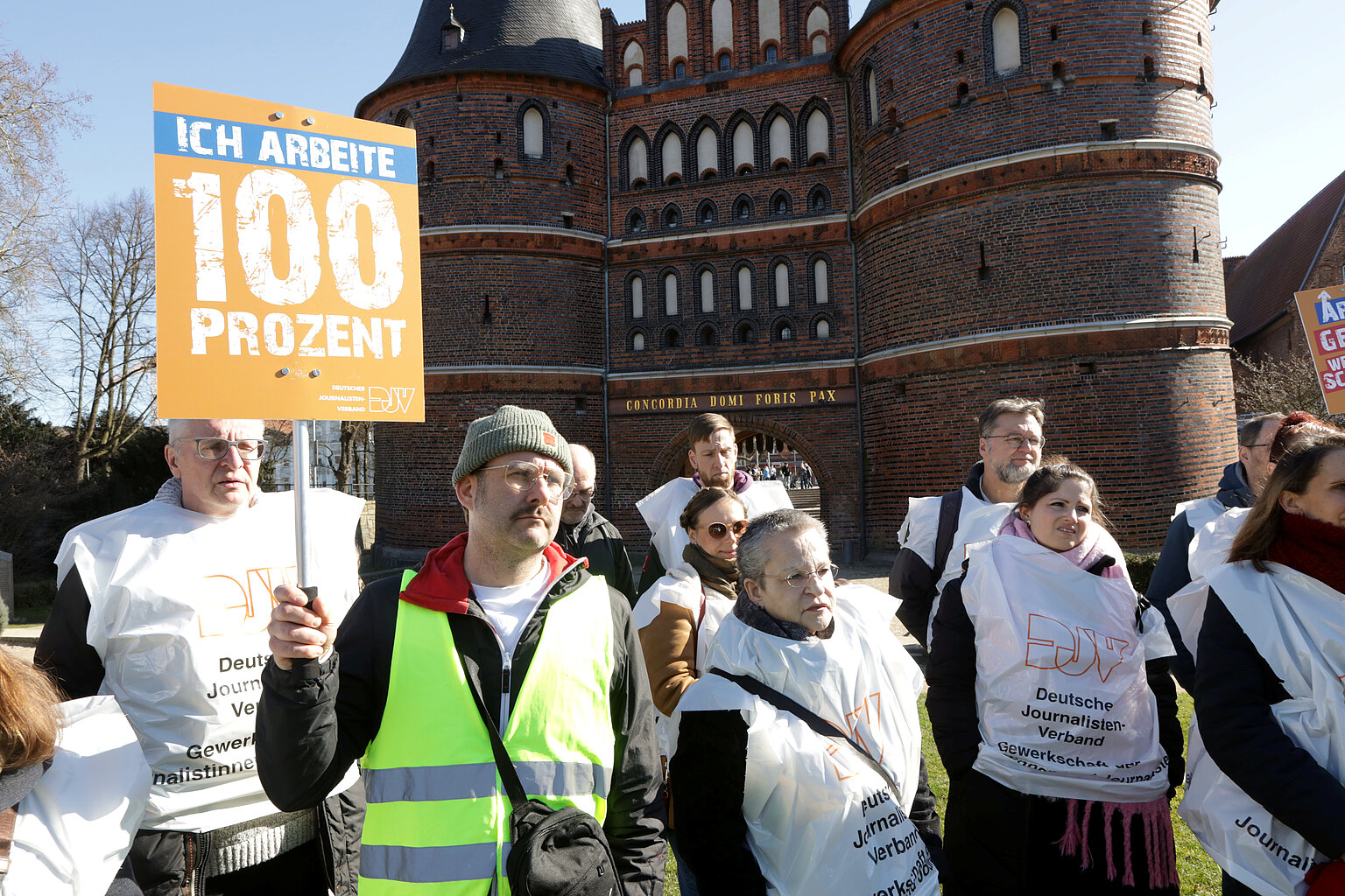 – Gestreikt wurde in Lübeck...