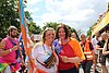 – Marina Friedt mit Katharina Fegebank, Zweite Bürgermeisterin der Freien und Hansestadt Hamburg und Senatorin der Behörde für Umwelt, Klima, Energie und Agrarwirtschaft.