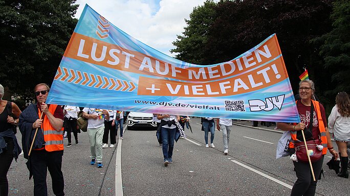 DJV Nord und DJV Bremen auf dem CSD 2025