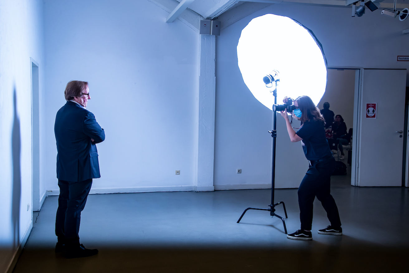 – Christina Czybik @work Foto: Ibrahim Ot